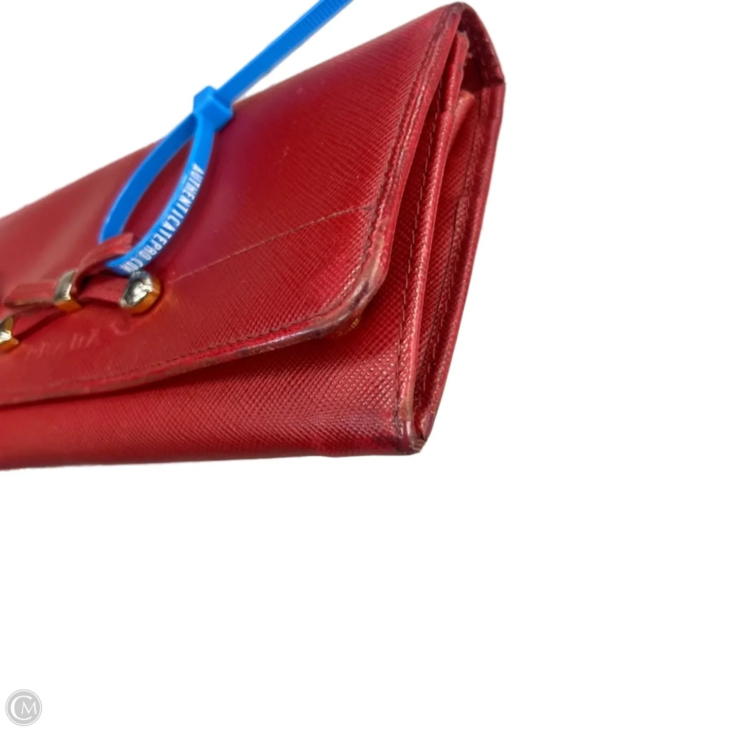 Wallet Luxury Designer By Prada, Size: Large