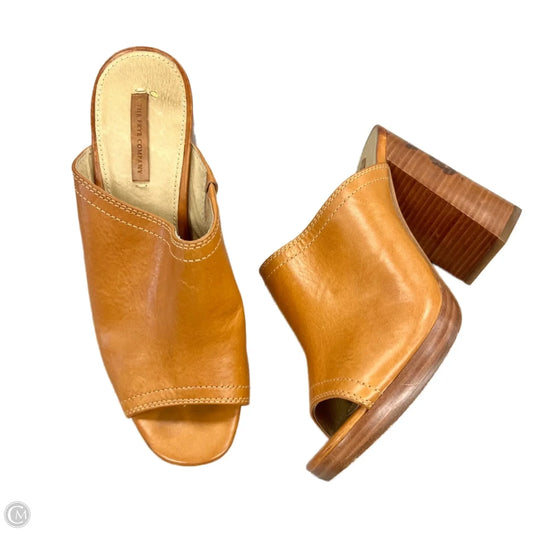 Sandals Designer By Frye In Tan, Size: 9