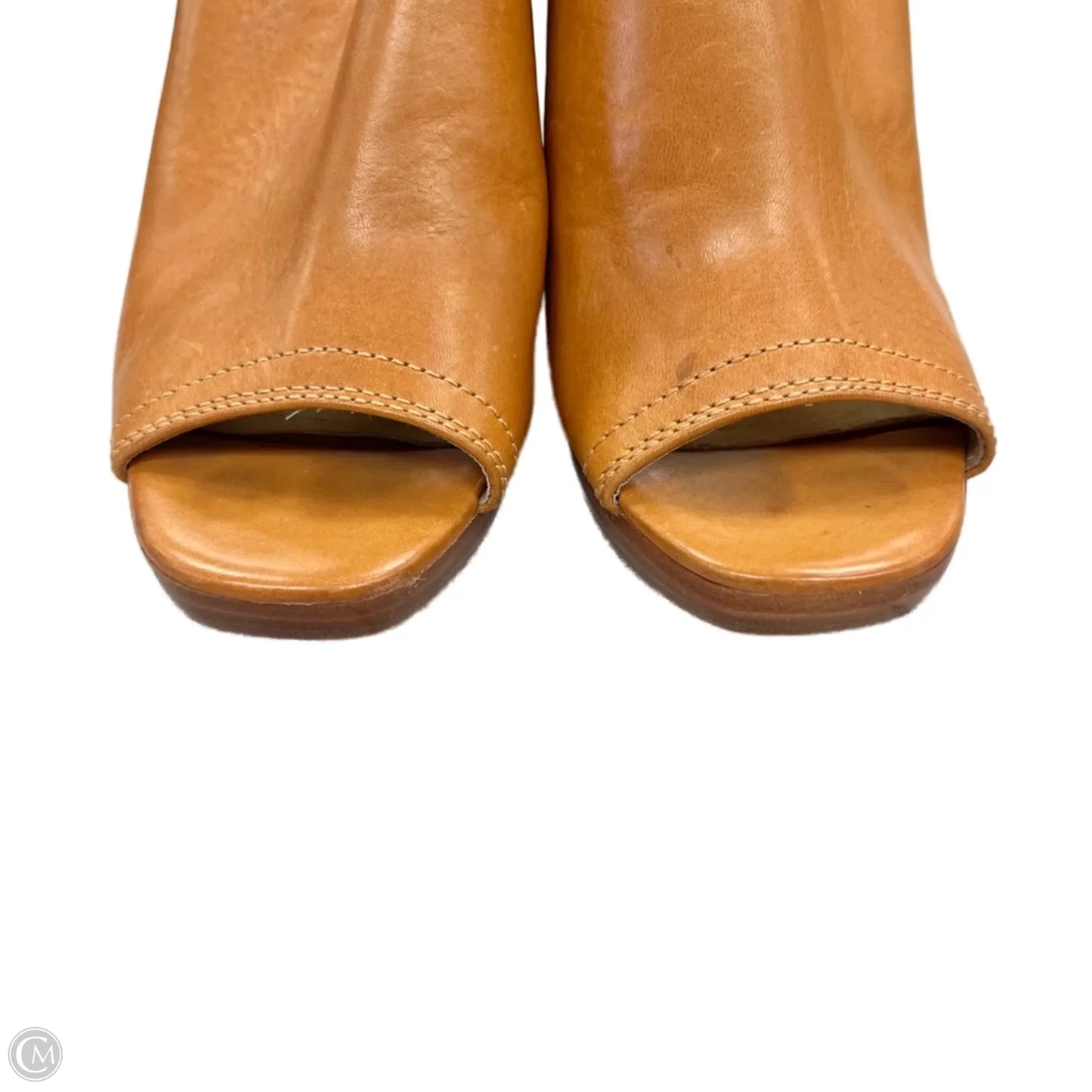 Sandals Designer By Frye In Tan, Size: 9