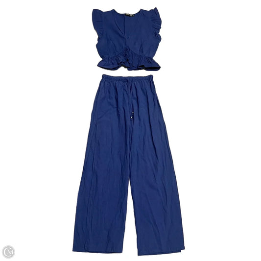 Pants Set 2pc By Fancyinn In Blue, Size: Xs