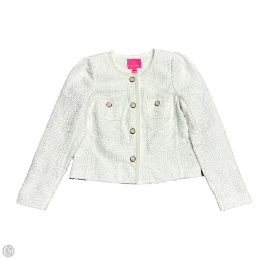 Blazer Designer By Lilly Pulitzer In White, Size: Xs