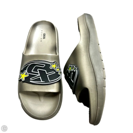 Sandals Flats By Asos In Taupe, Size: 11