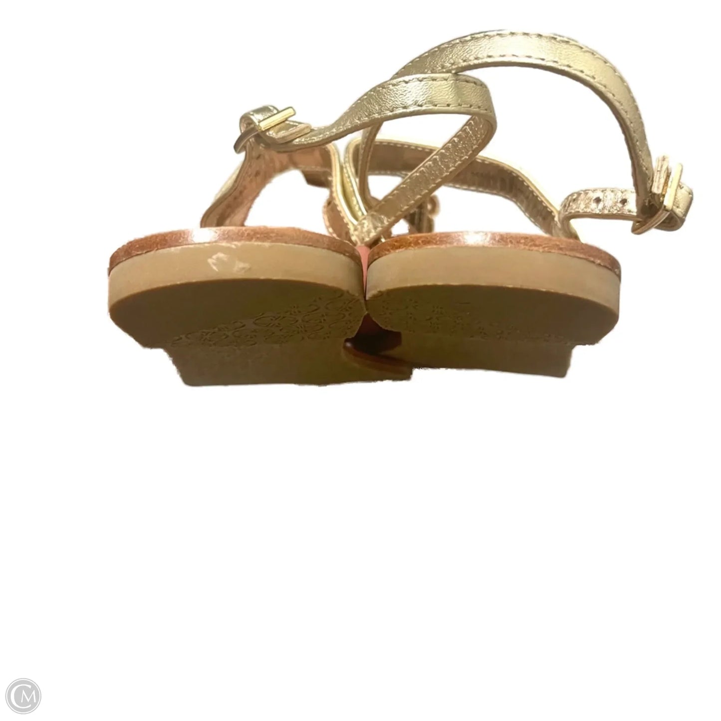 Sandals Designer By Lilly Pulitzer In Gold, Size: 7.5