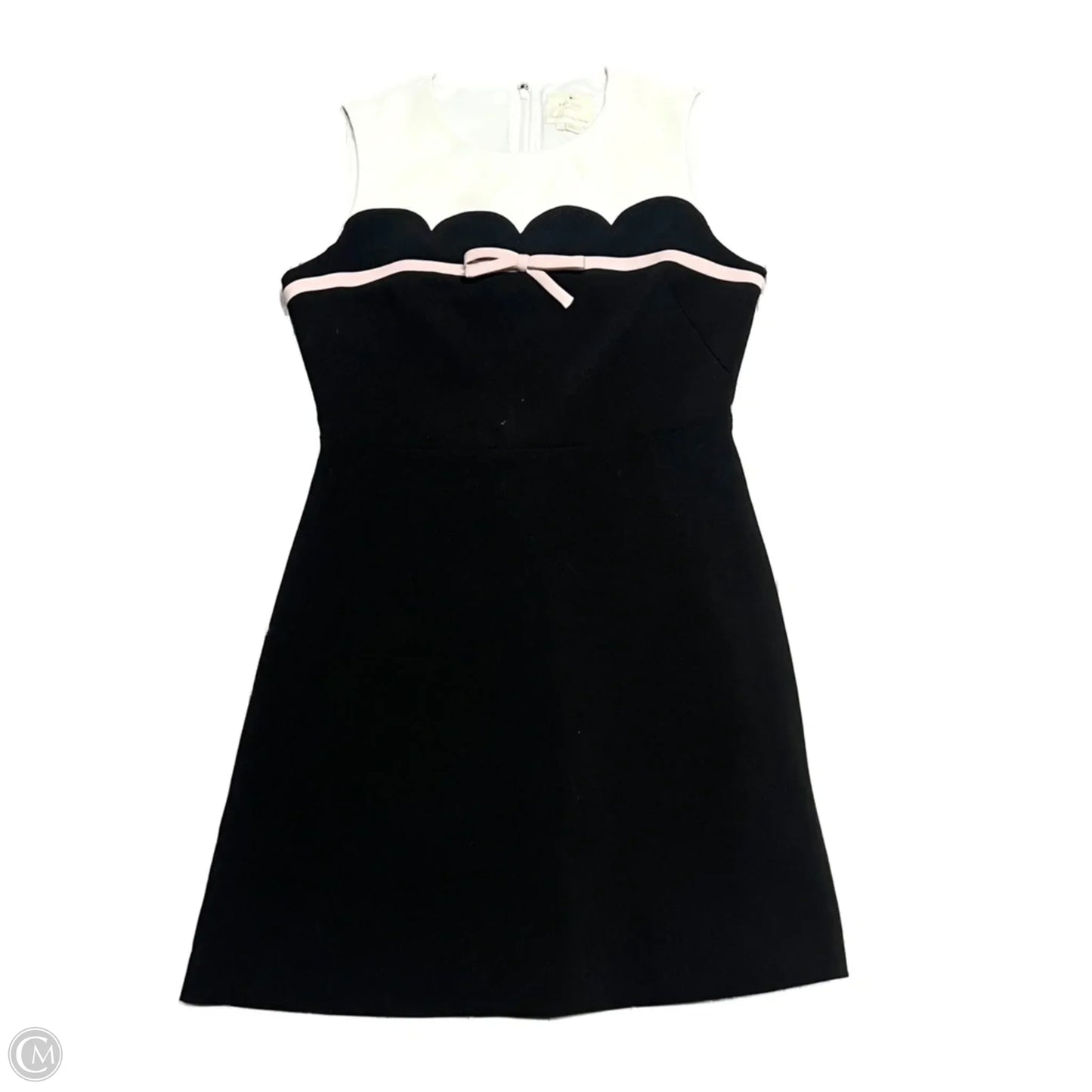 Dress Designer By Kate Spade In Black & Cream, Size: L