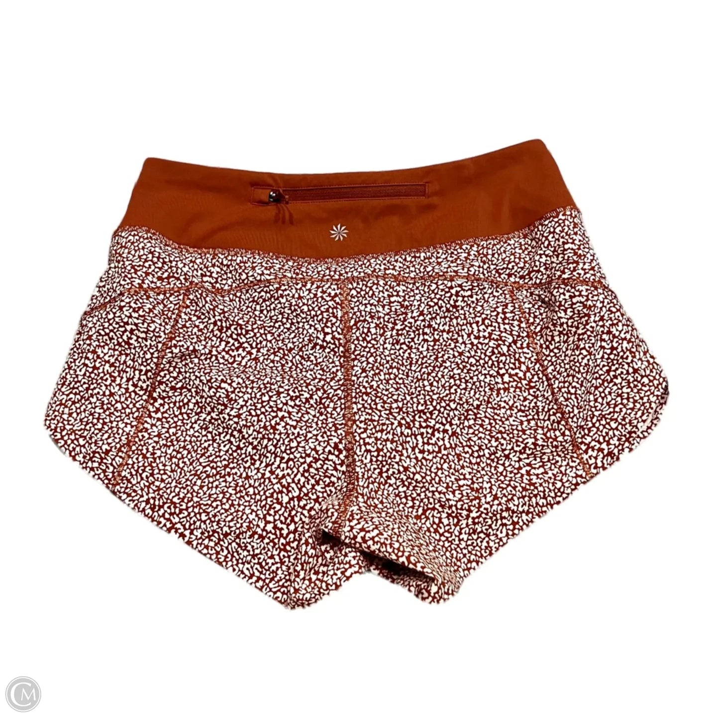 Athletic Shorts By Athleta In Tan & White, Size: 0