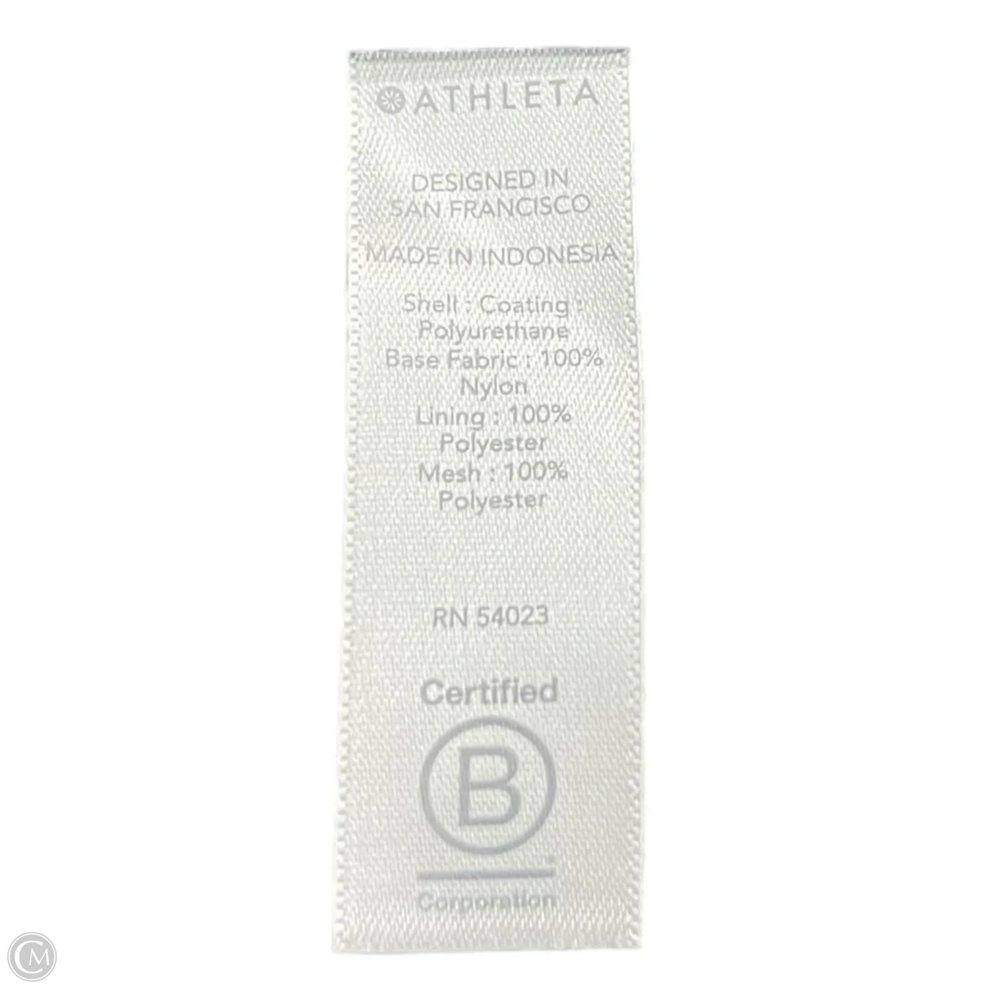 Jacket Windbreaker By Athleta In Black, Size: S