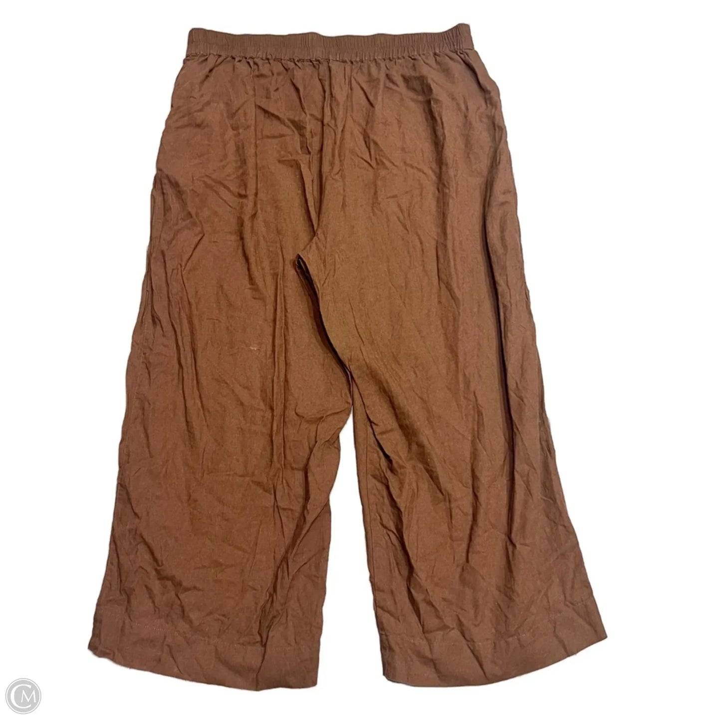 Pants Linen By Madewell In Brown, Size: 14