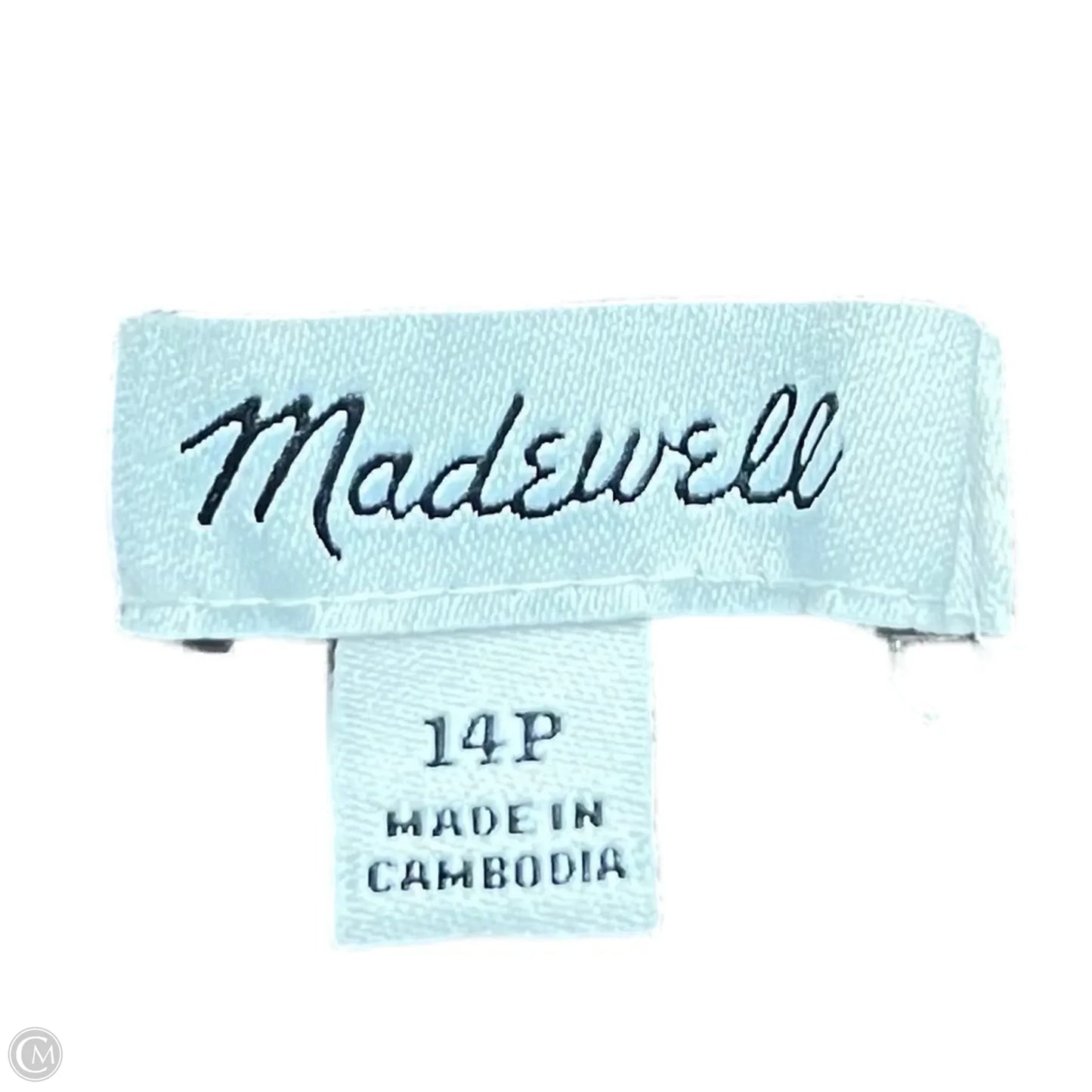 Pants Linen By Madewell In Brown, Size: 14