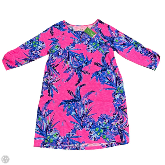 Dress Designer By Lilly Pulitzer In Blue & Pink, Size: Xl