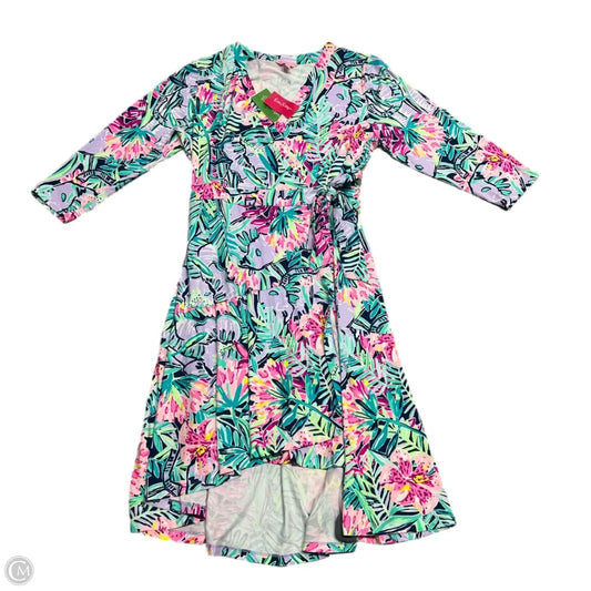 Dress Designer By Lilly Pulitzer In Blue & Pink, Size: Xl