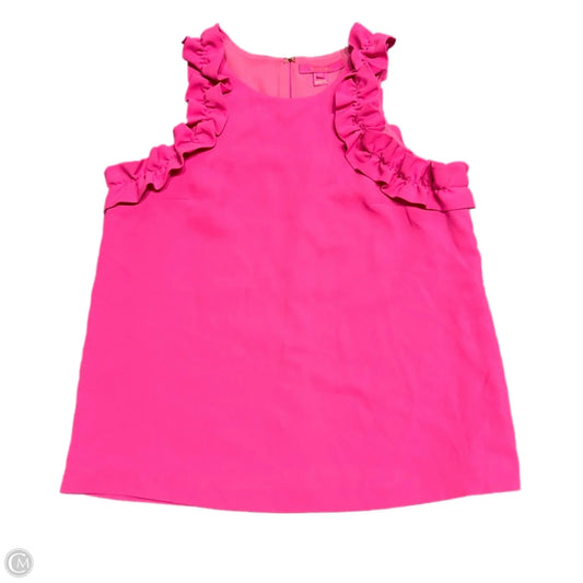 Top Sleeveless Designer By Lilly Pulitzer In Pink, Size: S