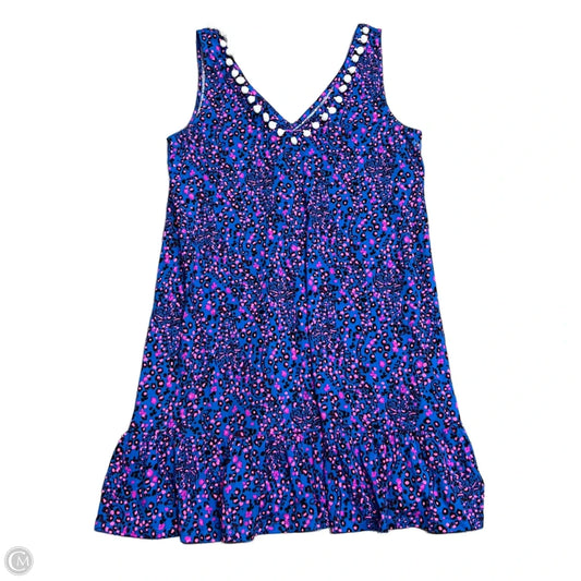 Dress Designer By Lilly Pulitzer In Blue & Pink, Size: L