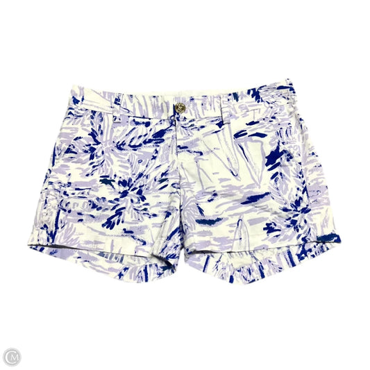 Shorts Designer By Lilly Pulitzer In Purple & White, Size: 2