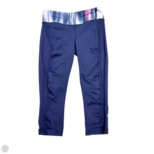 Athletic Leggings By Lululemon In Blue, Size: 6
