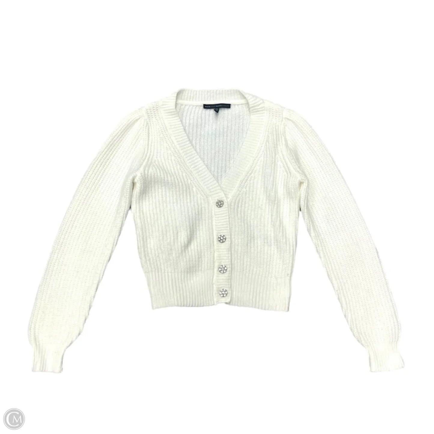 Sweater Cardigan By White House Black Market In Cream, Size: S