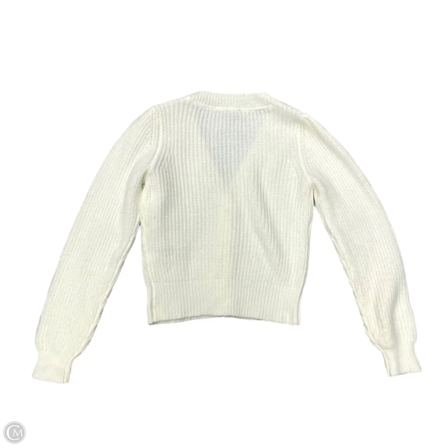Sweater Cardigan By White House Black Market In Cream, Size: S