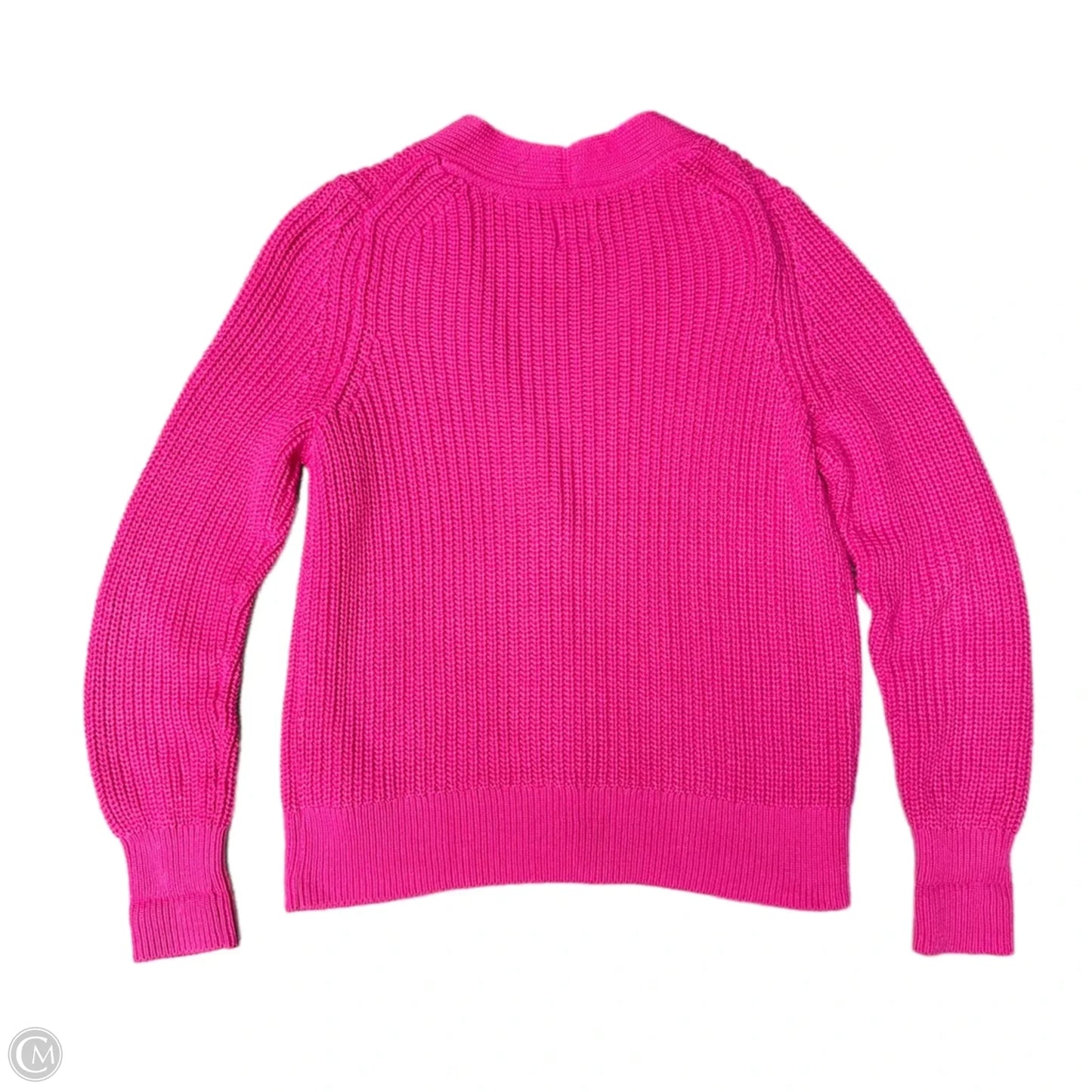 Sweater Cardigan By Gap In Pink, Size: M