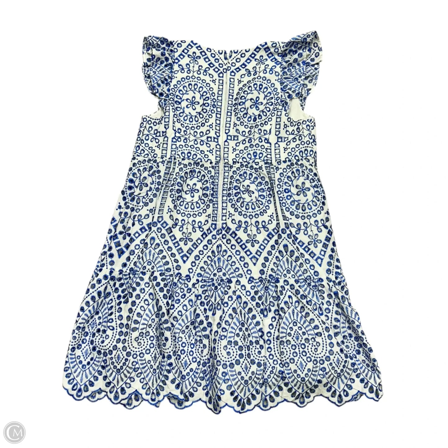Dress Designer By Lilly Pulitzer In Blue & White, Size: S