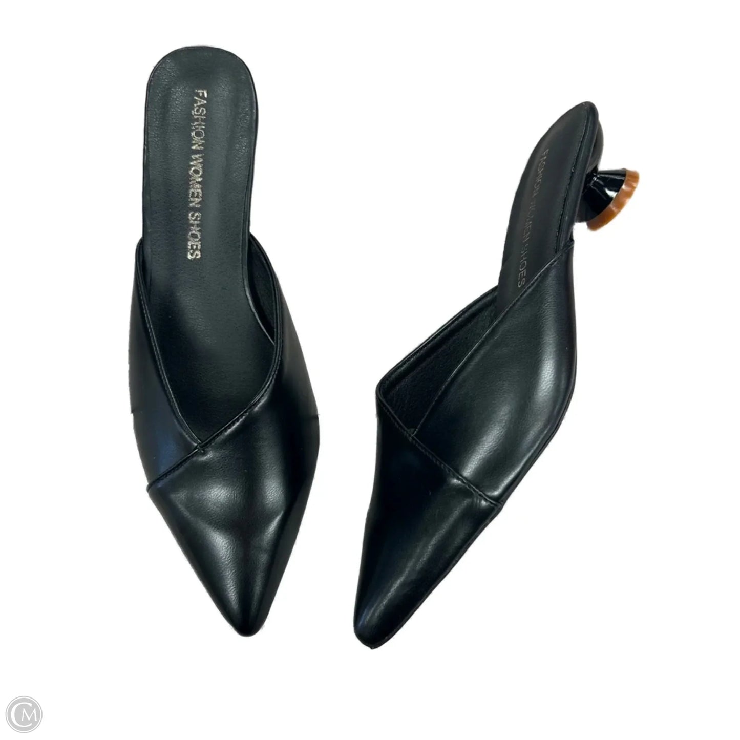 Shoes Heels Kitten In Black, Size: 7