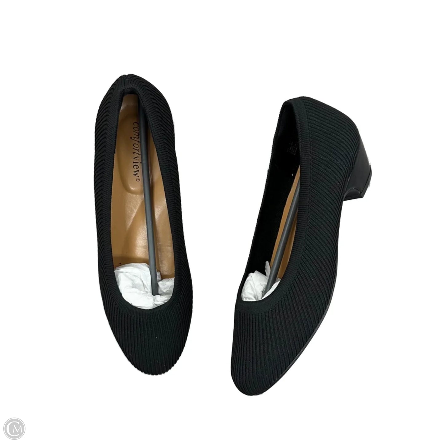 Shoes Heels Block By Comfortview In Black, Size: 7