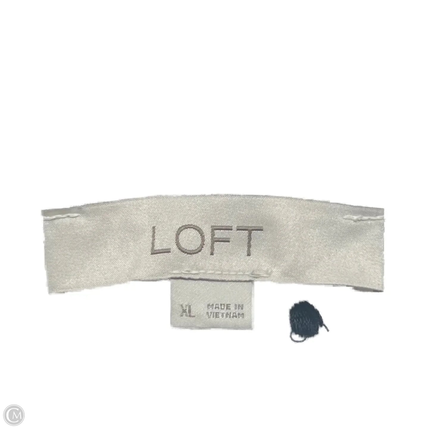 Top Sleeveless By Loft In Polkadot Pattern, Size: Xl