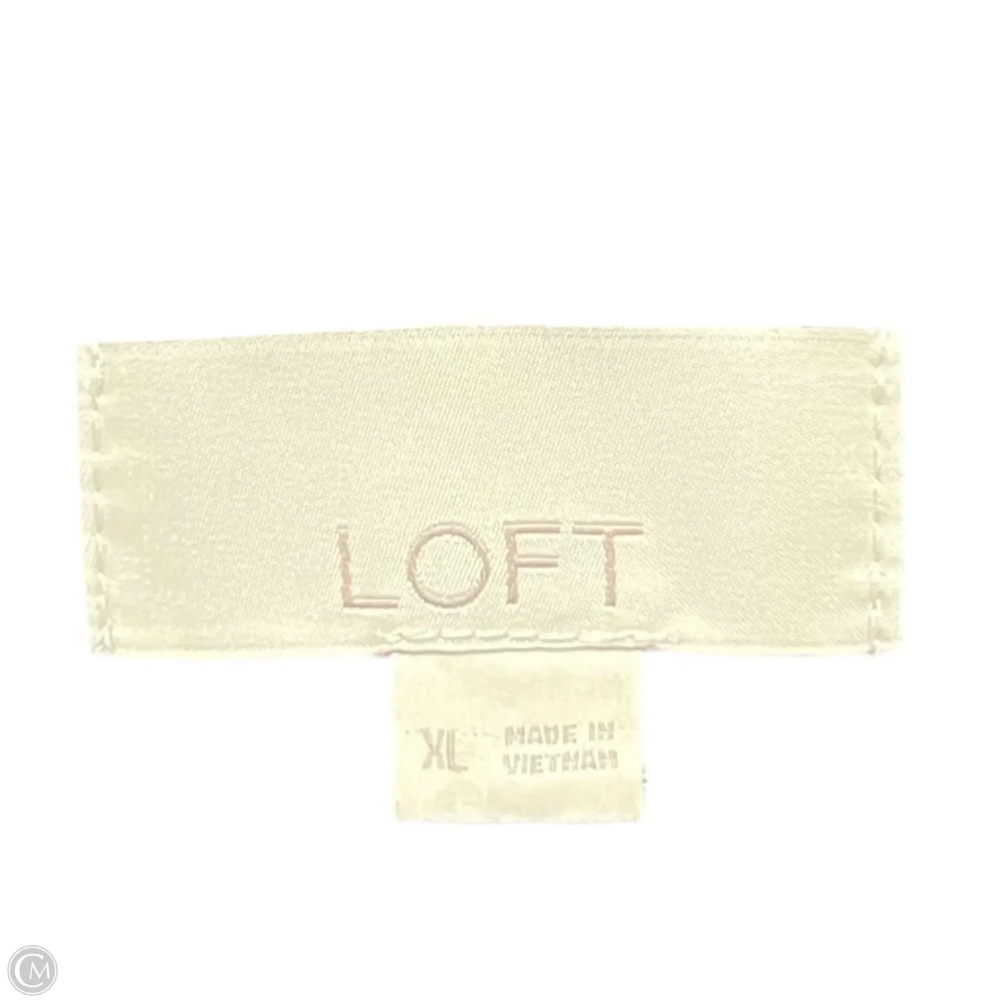 Vest Other By Loft In Black, Size: Xl