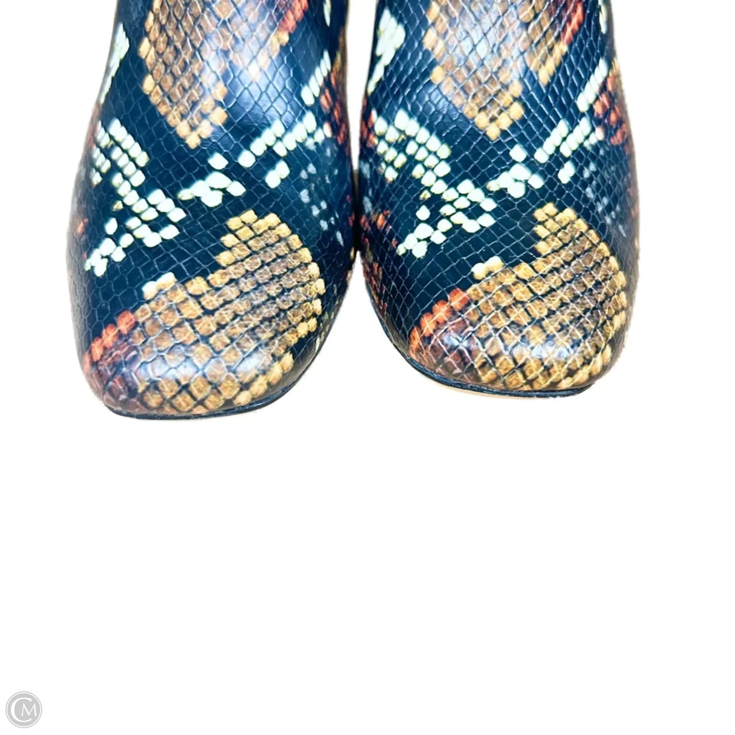 Boots Ankle Heels By Circus By Sam Edelman In Snakeskin Print, Size: 6.5