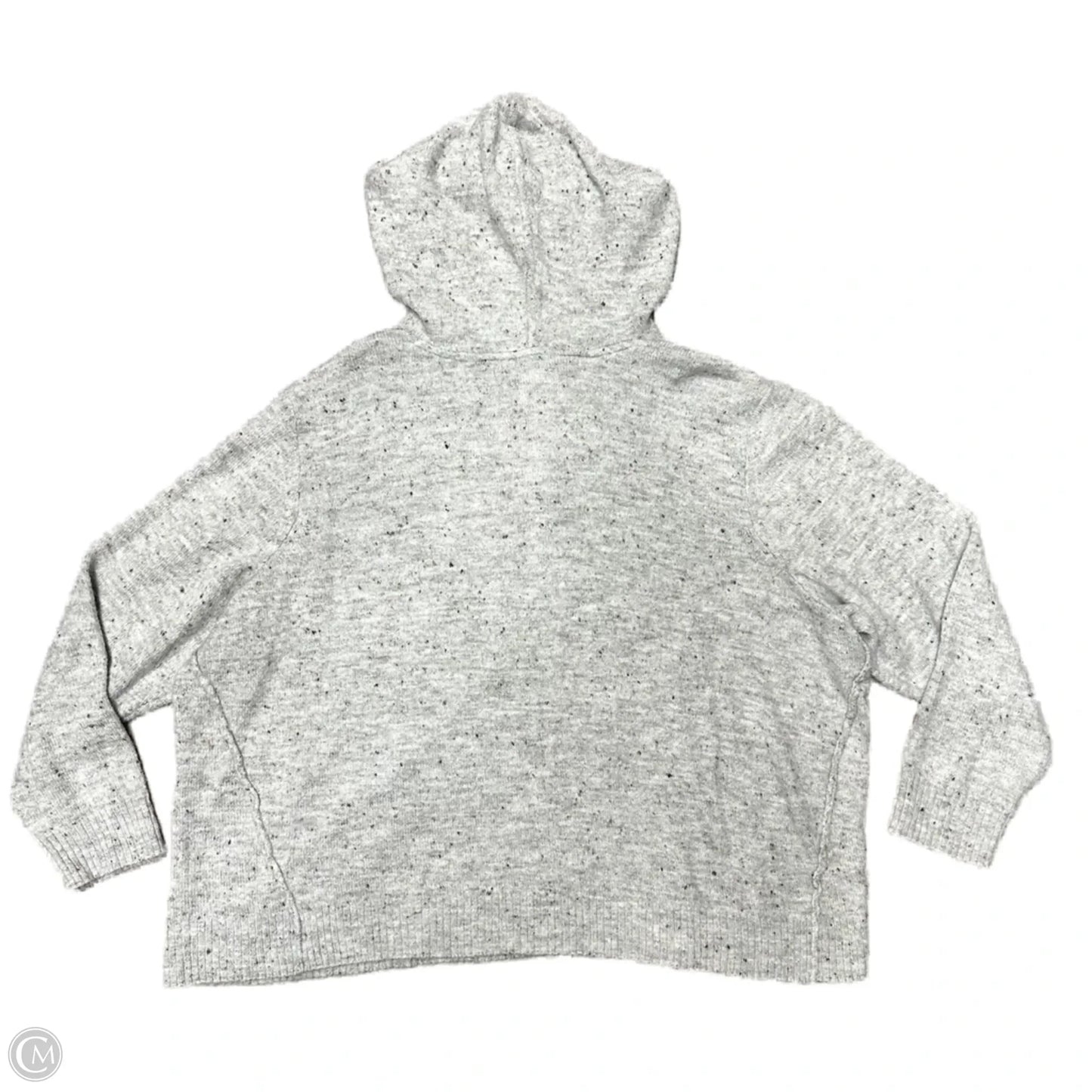 Sweater By Any Body In Grey, Size: 3x