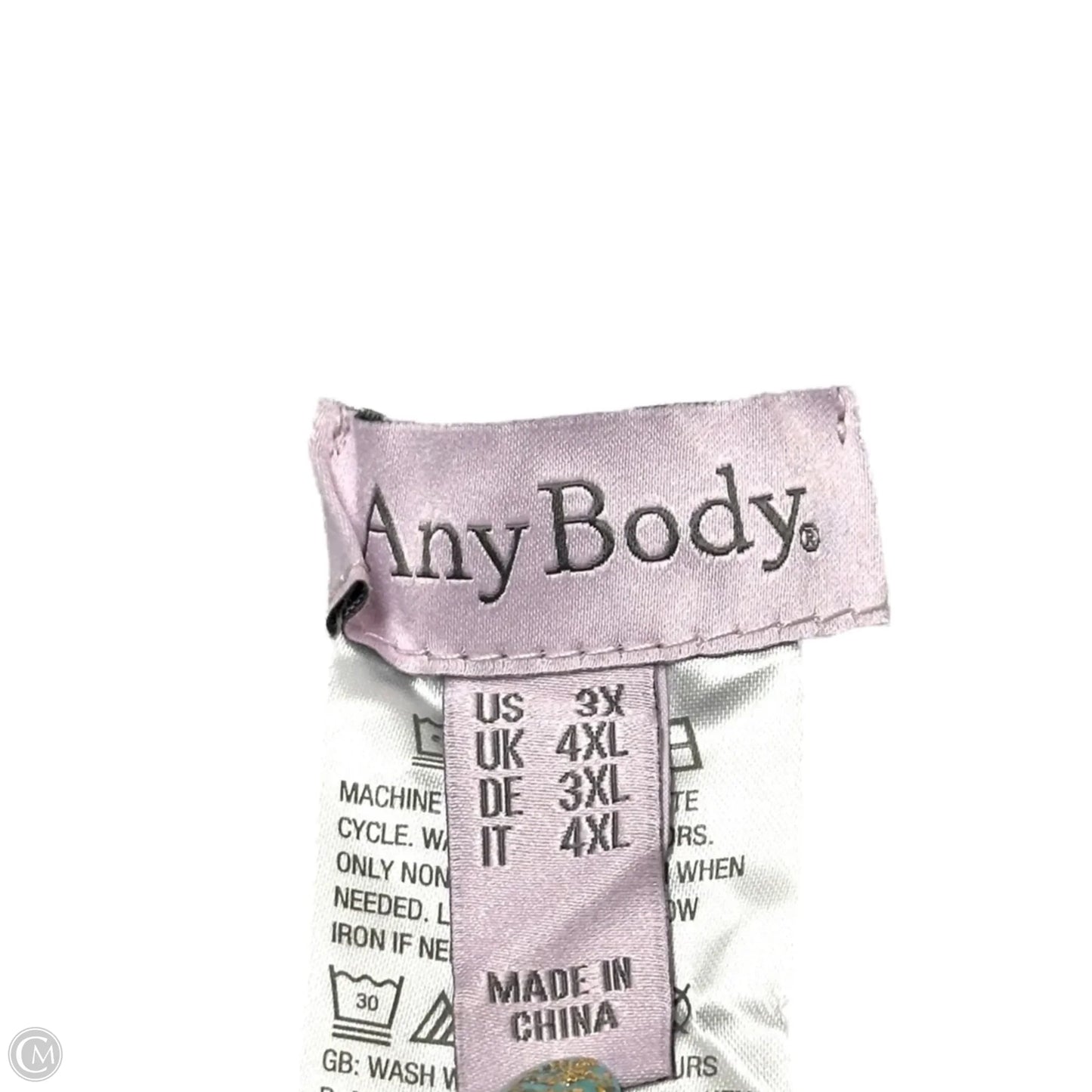 Sweater By Any Body In Grey, Size: 3x