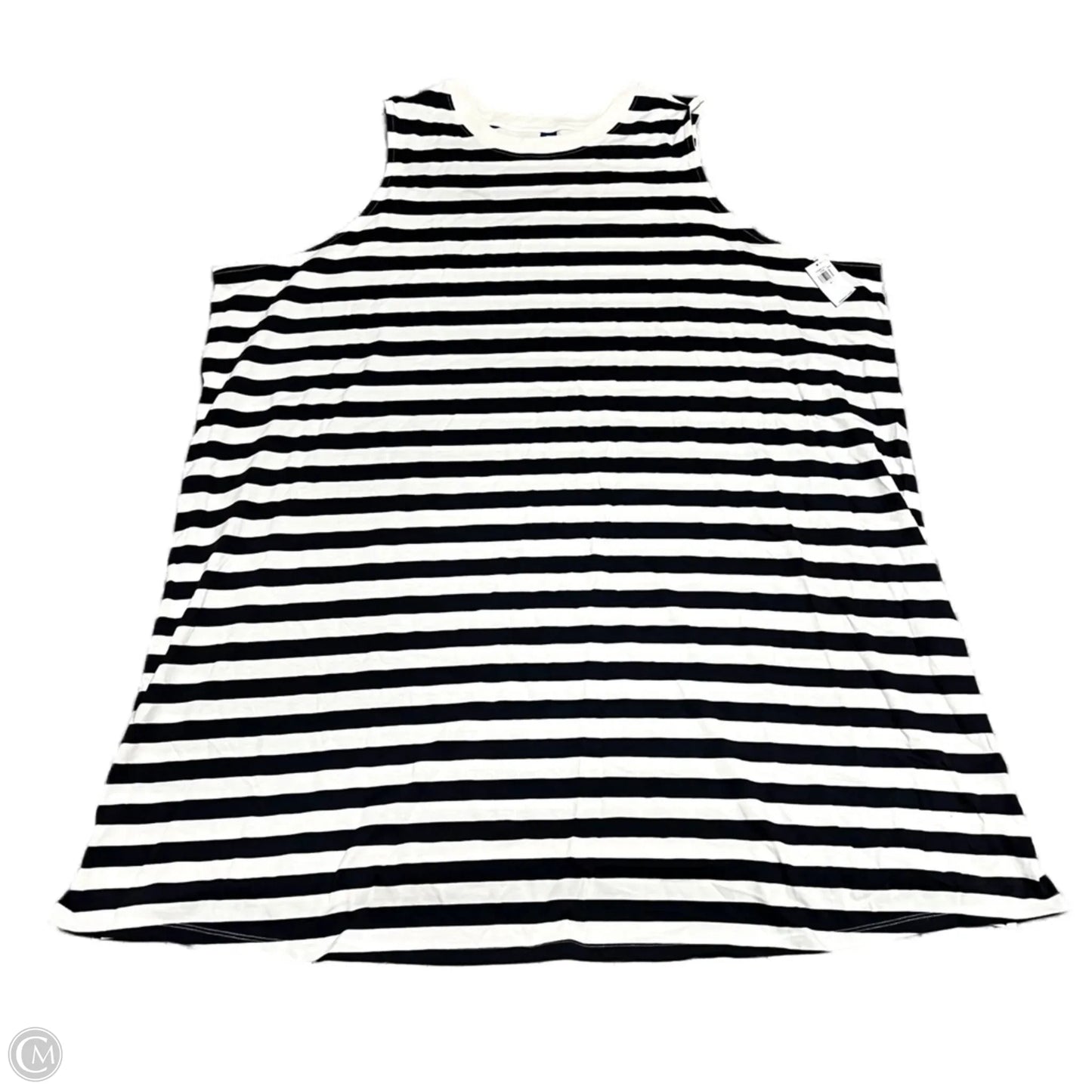 Dress Casual Short By Old Navy In Cream & Grey, Size: 4x