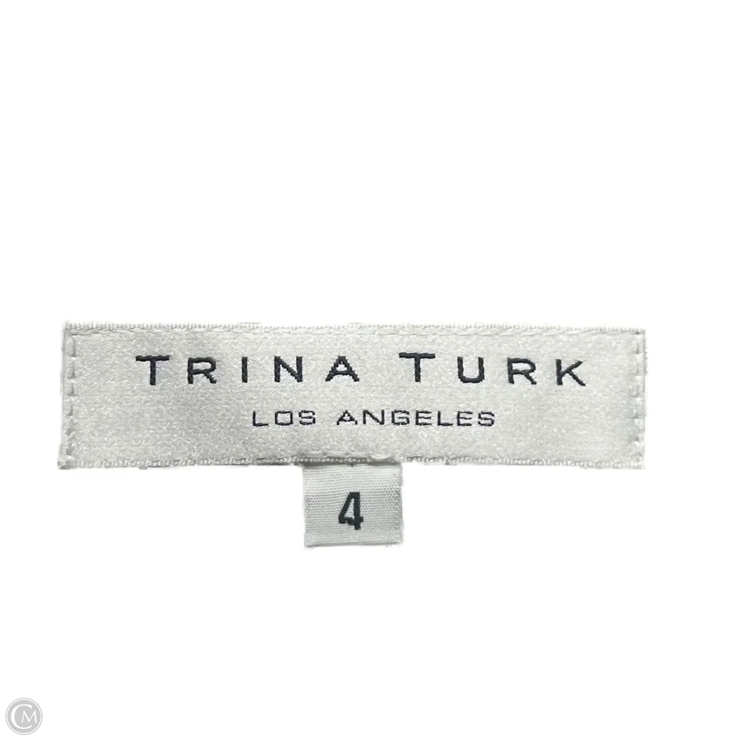Dress Party Midi By Trina Turk In Black & Cream, Size: S