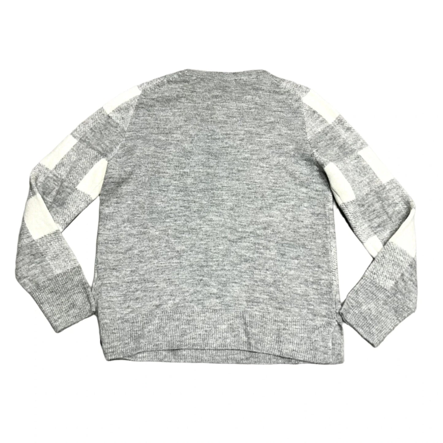 Sweater By Old Navy In Grey & White, Size: L