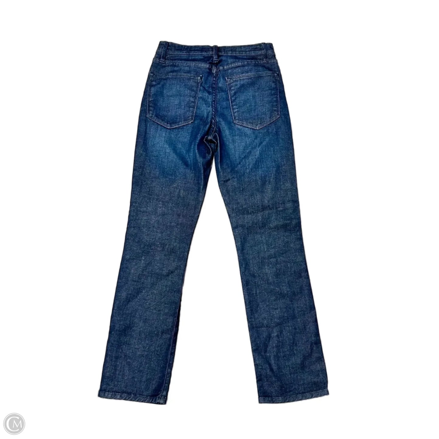 Jeans Straight By Frame In Blue Denim, Size: 2