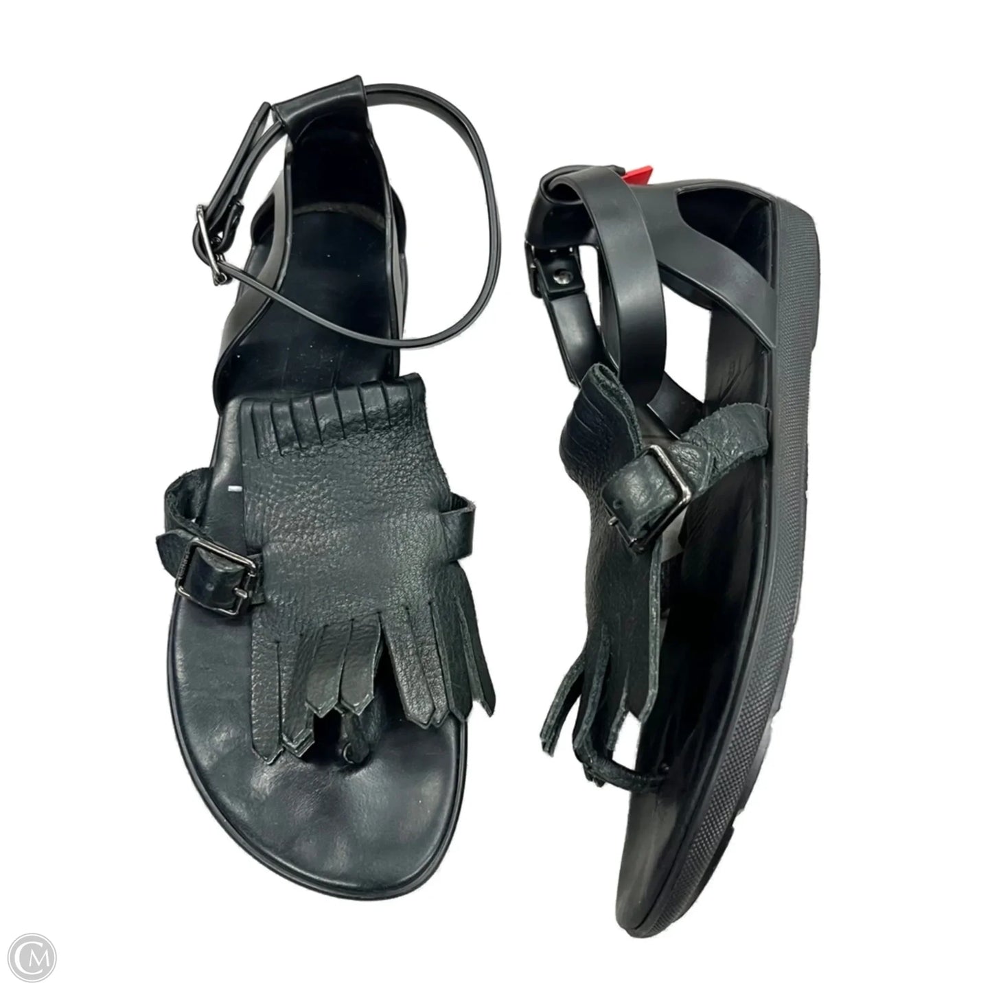 Sandals Flats By Hunter In Black, Size: 6