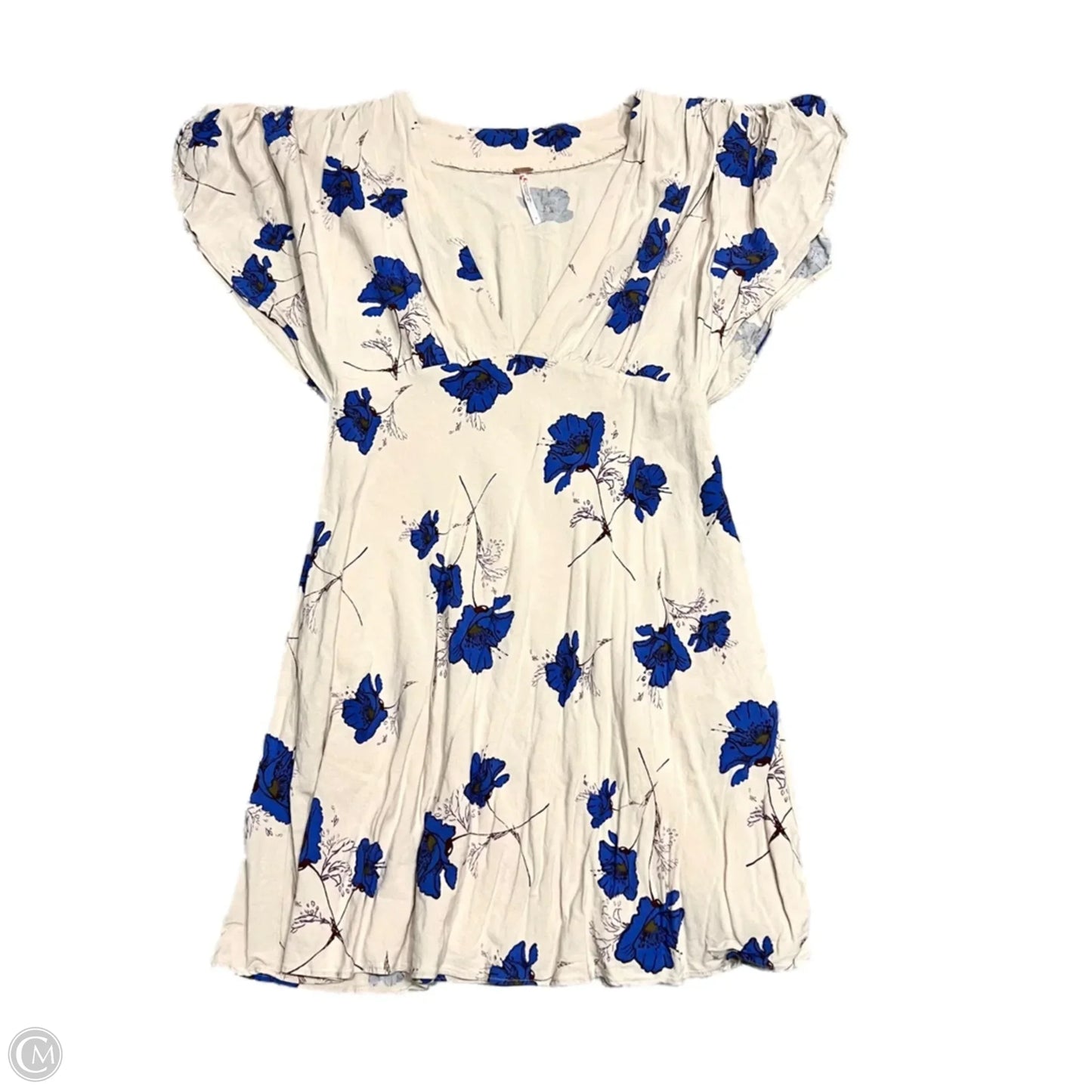 Dress Casual Short By Free People In Blue & Tan, Size: S