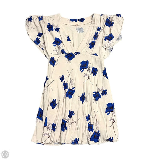 Dress Casual Short By Free People In Blue & Tan, Size: S