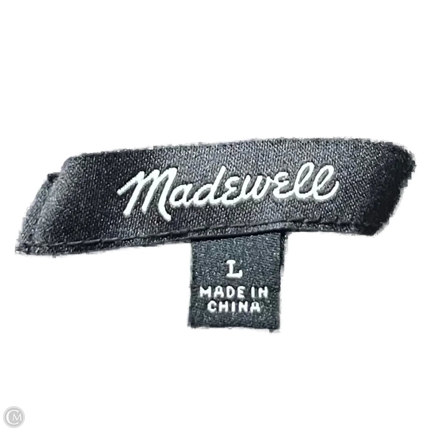 Top Long Sleeve By Madewell In Black & Brown, Size: L