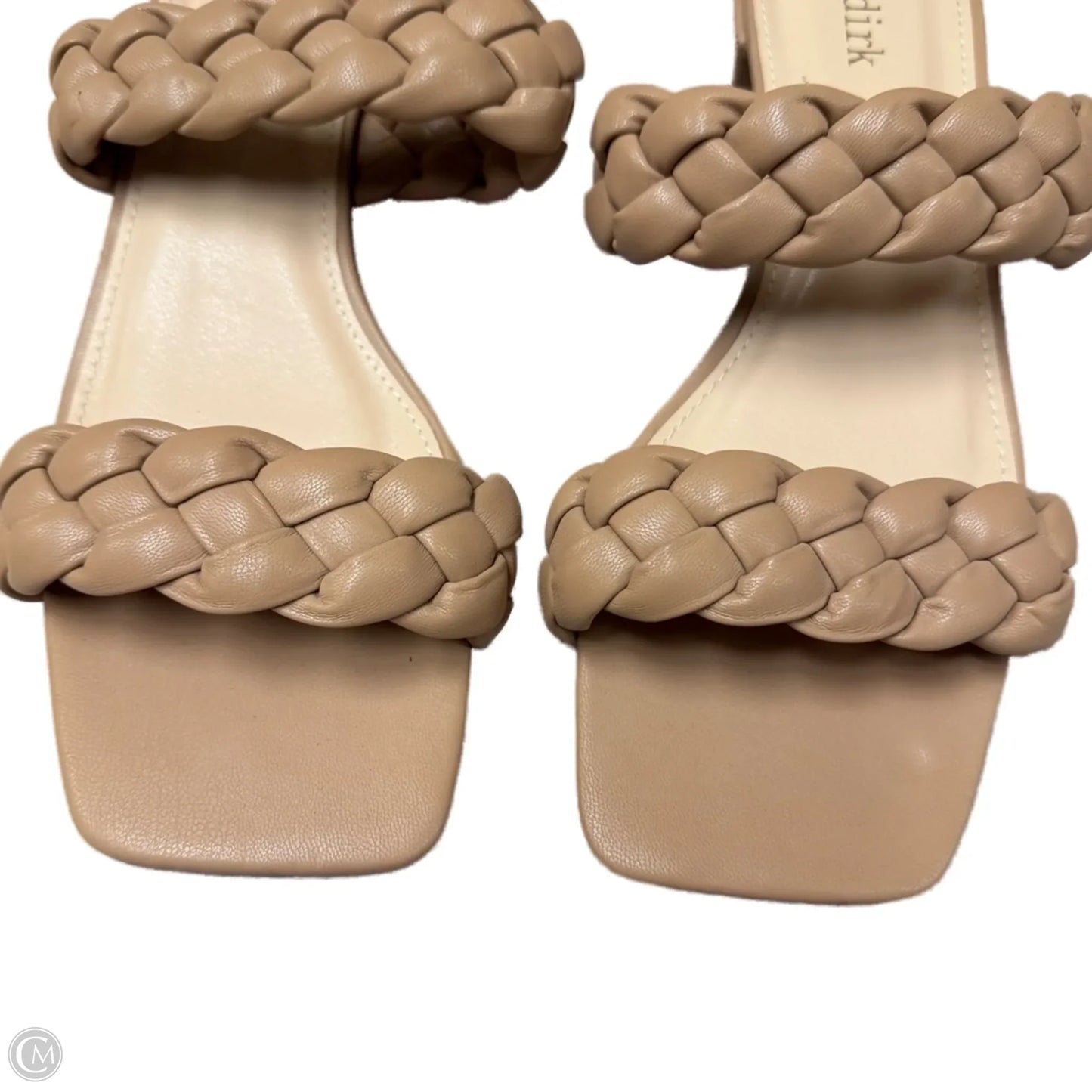 Sandals Heels Block By Avidirk In Tan, Size: 9
