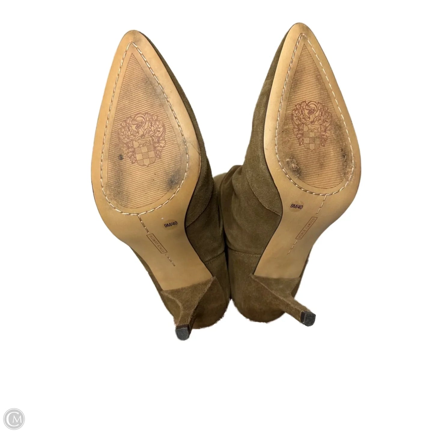 Boots Ankle Heels By Vince Camuto In Brown, Size: 9