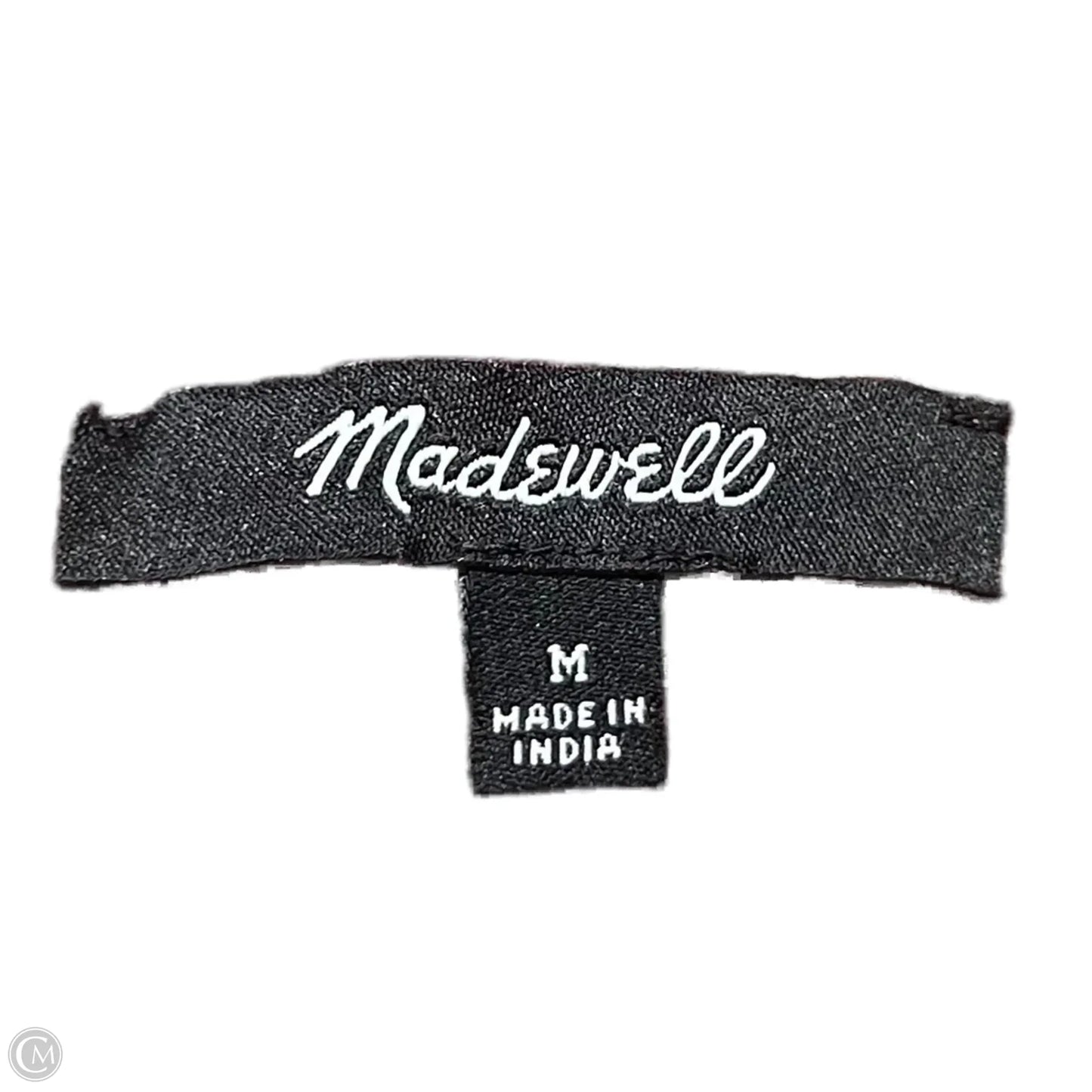 Top Long Sleeve By Madewell In Brown & Orange, Size: M