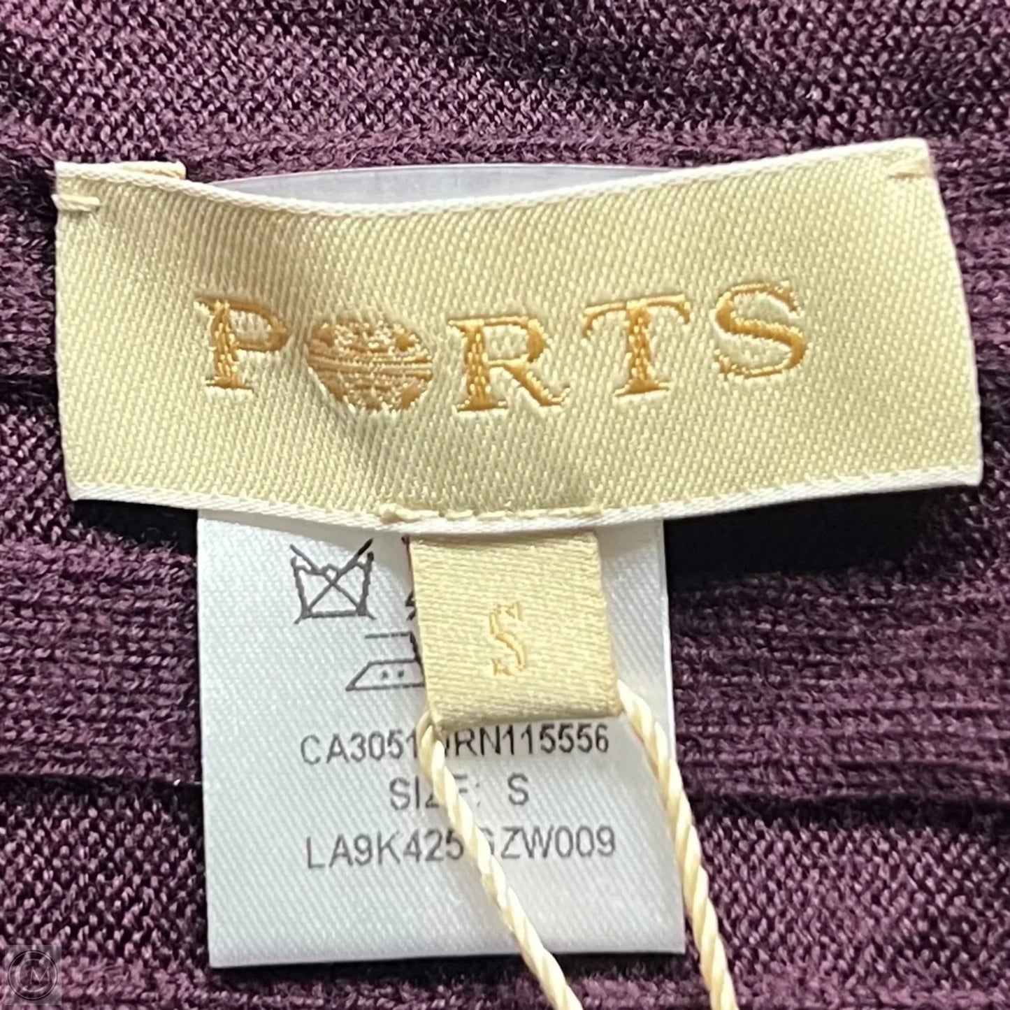 Sweater By Ports 1961 In Purple, Size: S