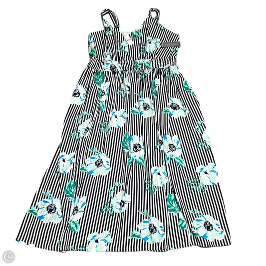 Dress Casual Maxi By Lane Bryant In Blue & White, Size: 3x