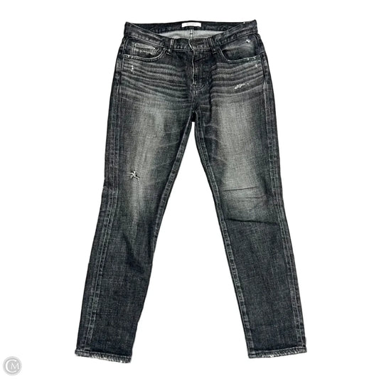 Jeans Straight By Moussy In Grey Denim, Size: 4
