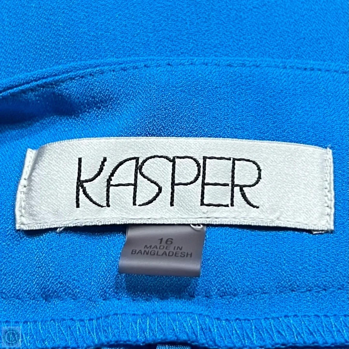 Pants Dress By Kasper In Blue, Size: 16