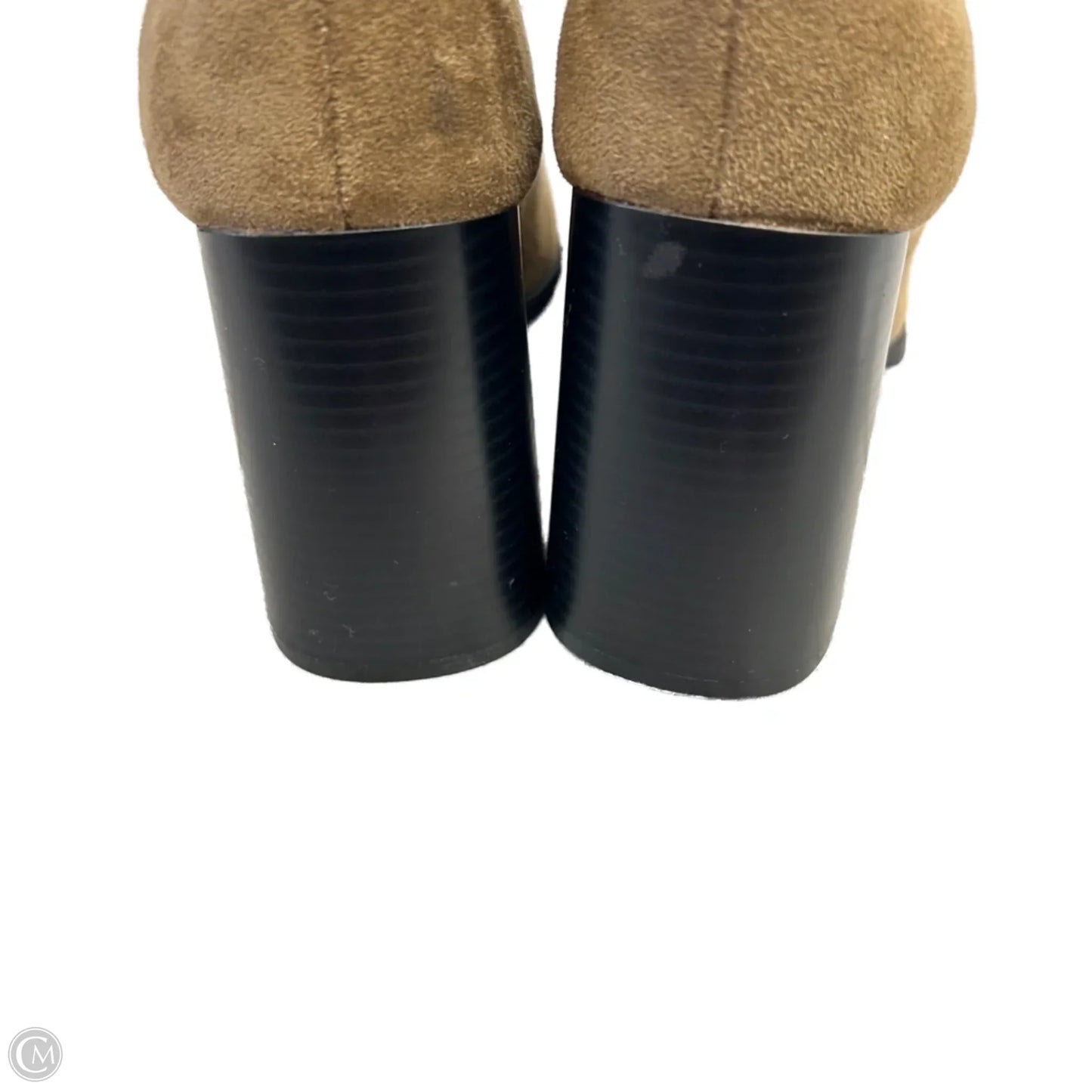 Boots Ankle Heels By Forever 21 In Brown, Size: 8