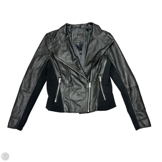 Jacket Moto Leather By Marc New York In Black, Size: M