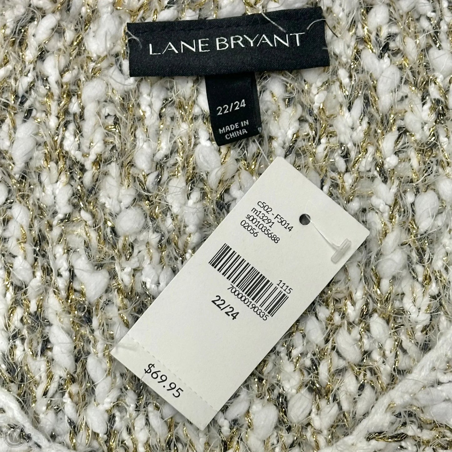 Sweater By Lane Bryant In Cream, Size: 3x