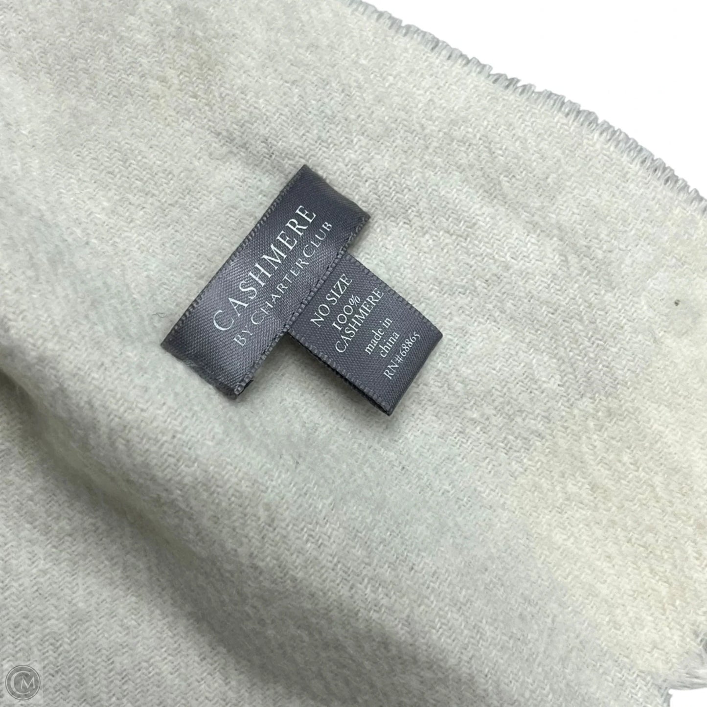 Scarf Cashmere By Charter Club In Cream