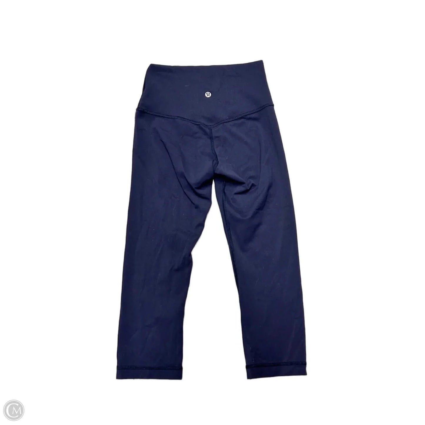 Athletic Capris By Lululemon In Blue, Size: 4
