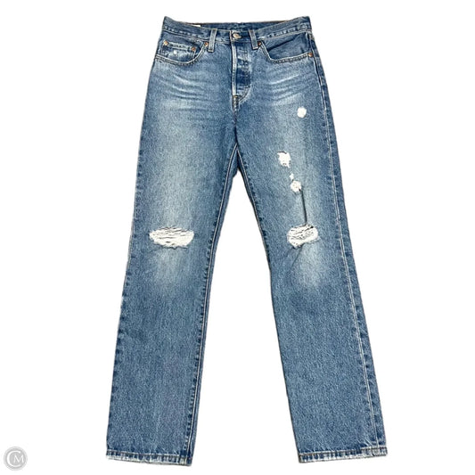 Jeans Wide Leg By Levis In Blue Denim, Size: 2